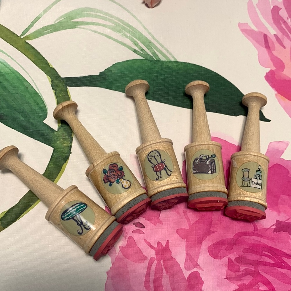 Set of 5 rubber stamps - Picture 6 of 9